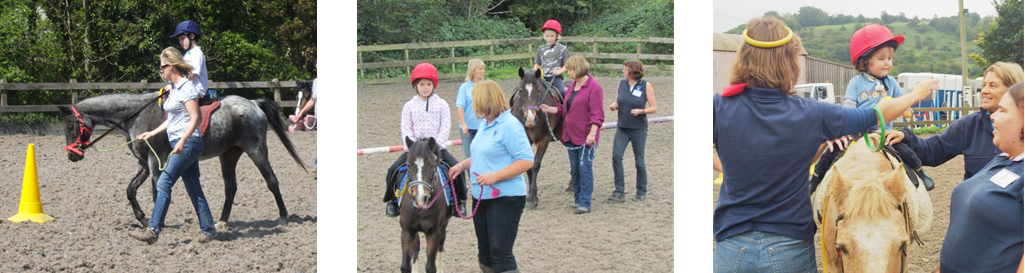 Riding can provide so many therapeutic benefits.  There is the physical; the warmth and movement experienced from sitting on a horse and a rider uses many different muscle groups without even realizing it.  There is the freedom it gives and the feeling of achievement.  It boosts confidence and helps to develop social skills.  There is the social interaction between the riders themselves, the riders and the volunteers and of course and perhaps most importantly between the riders and their horses and ponies.